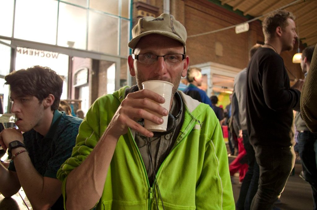 Leckere Getränke gibt es natürlich auch in der Markthalle