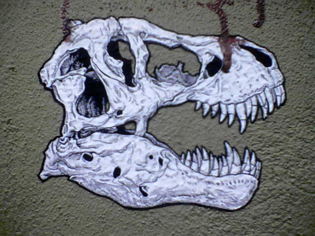 Grafitti, Dinosaurier-Schäder