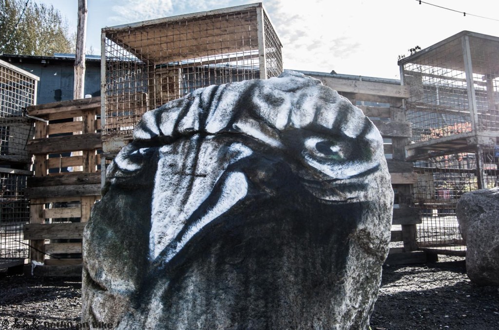 Angry Bird at RAW in Berlin-Friedrichshain.