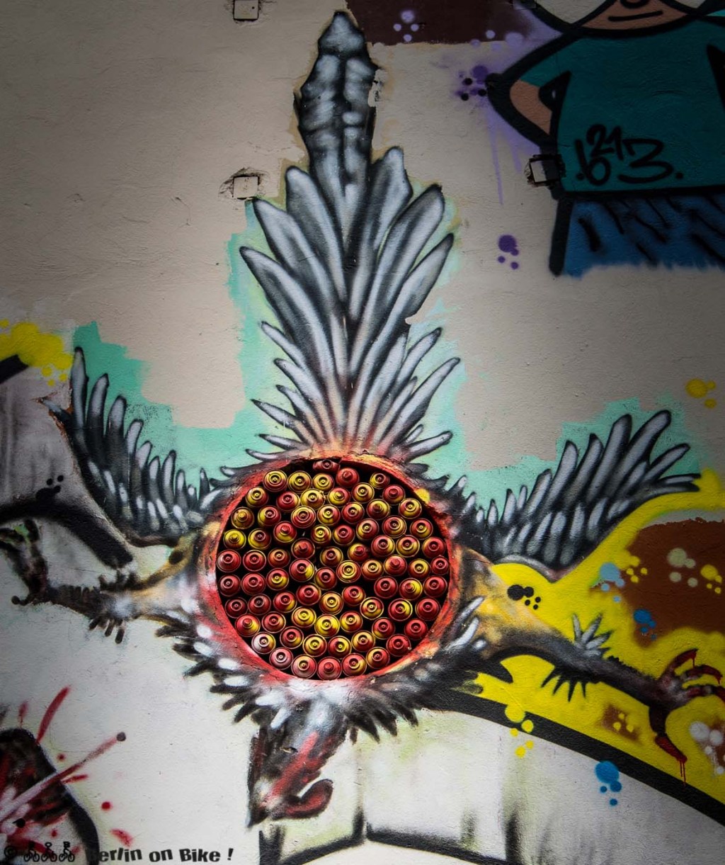 Graffiti im Landschaftspark Herzberge