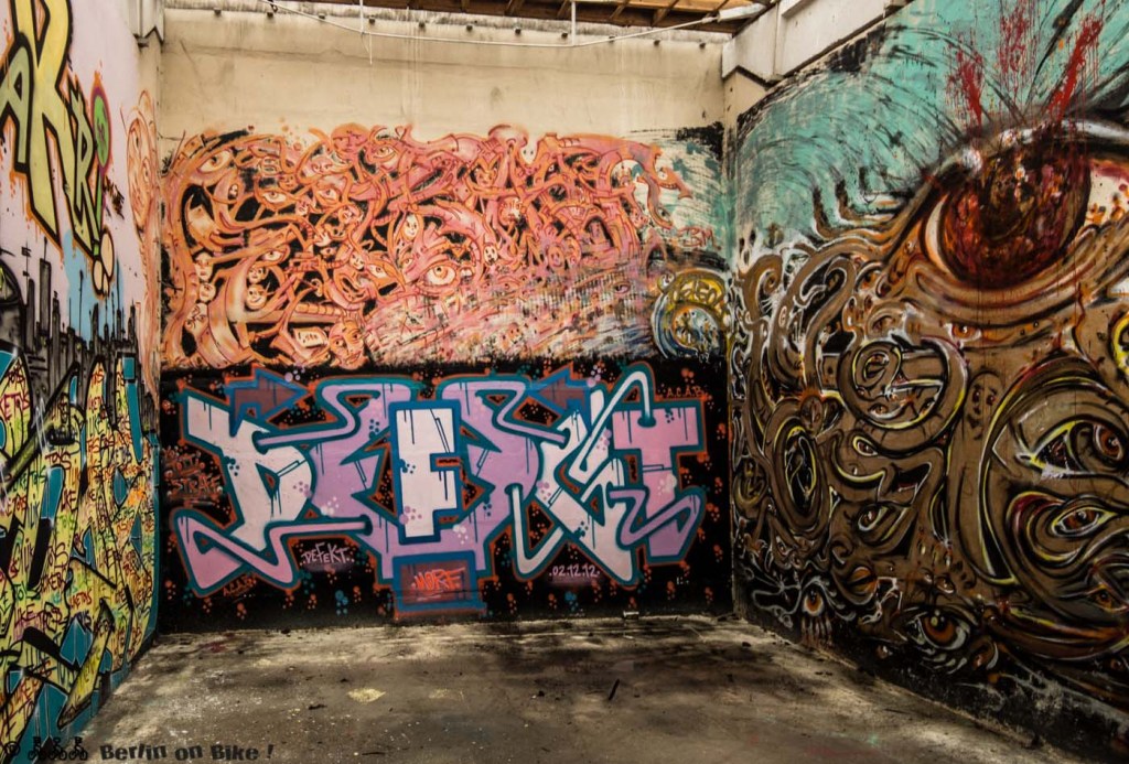 Graffiti im Landschaftspark Herzberge