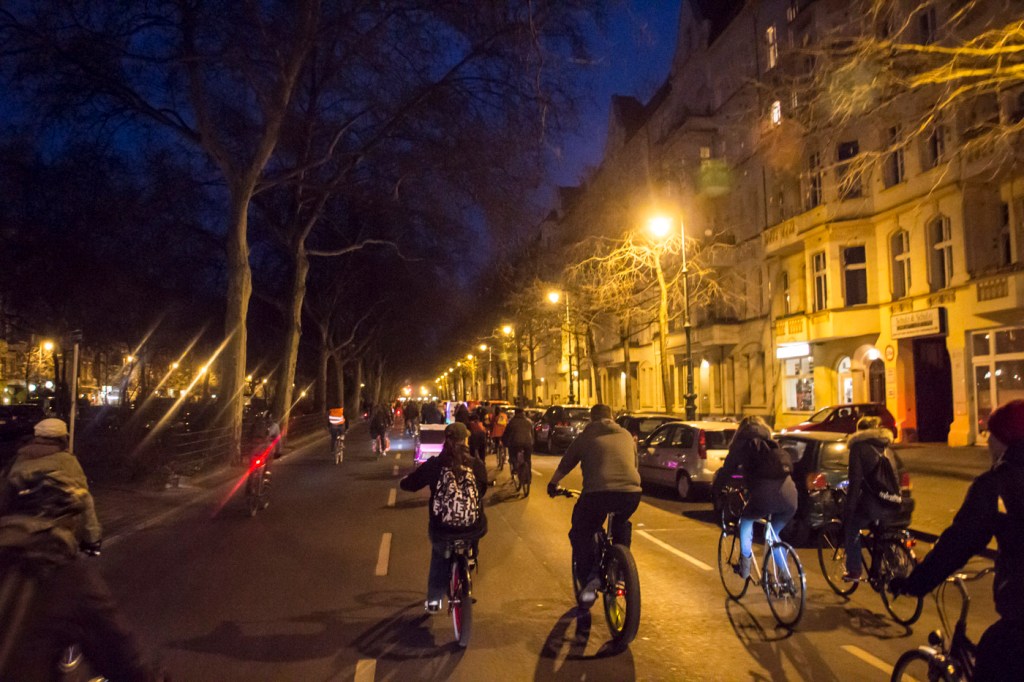 Music Ride auf der Gneisenaustraße