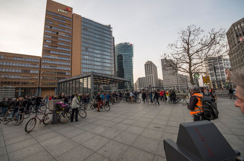 Kurzer Stopp am Potsdamer Platz