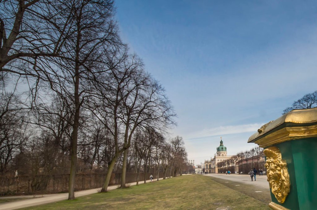 Rückseite des Schloss Charlottenburg