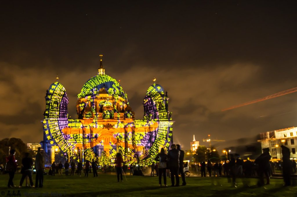 Biketour zum Festival of Lights 2014, Berliner Dom