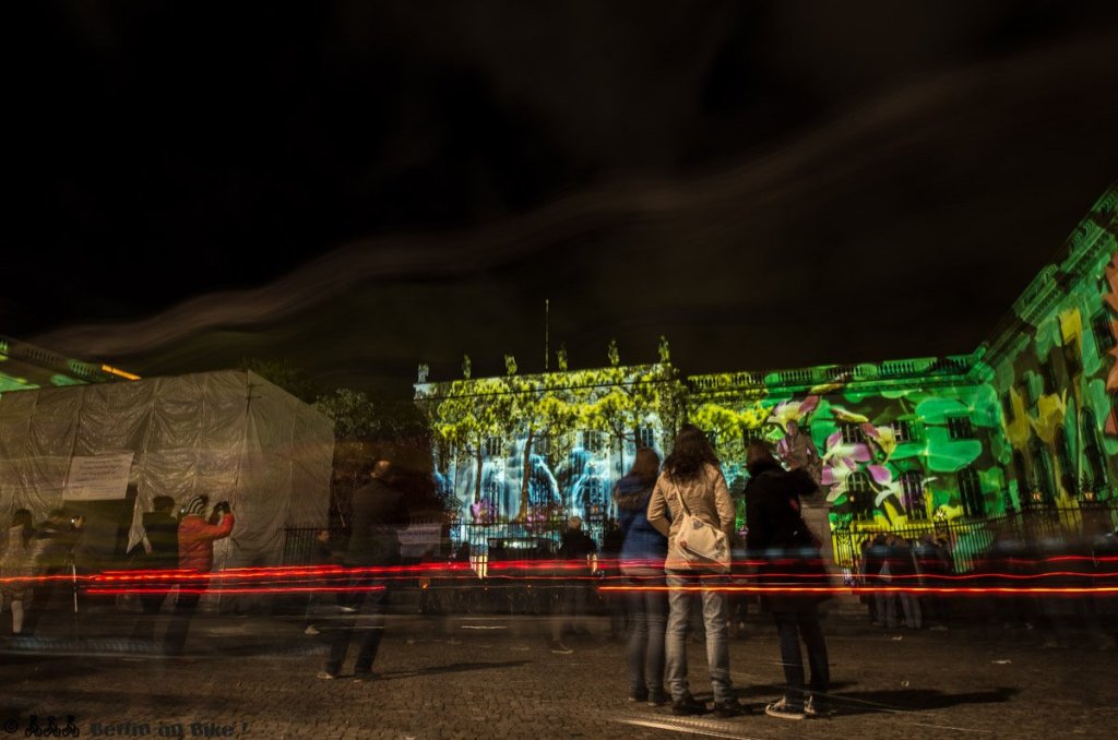 Biketour zum Festival of Lights 2014 - Bebelplatz, Hotel de Rome