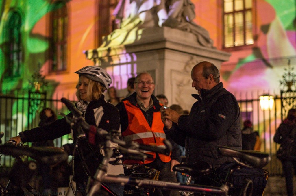 Fahrradtour zum Festival of Lights in Berlin 2014