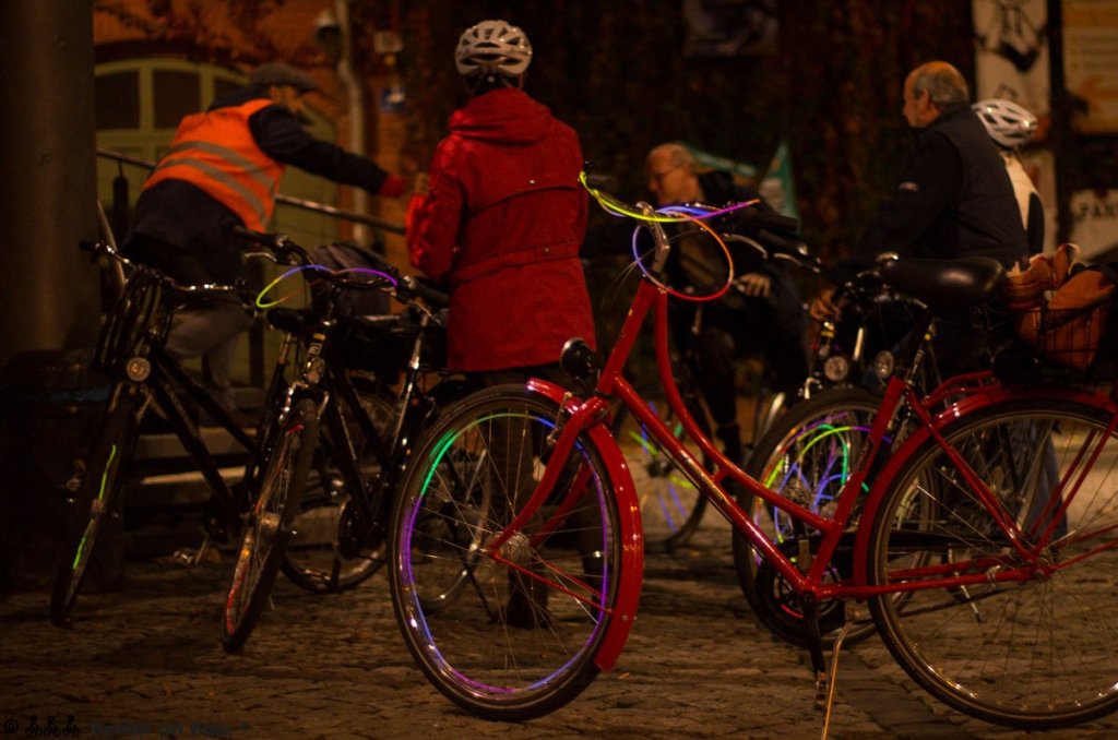 Fahrradtour zum Festival of Lights in Berlin 2014, Kulturbrauerei