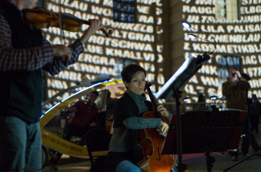 Fahrradtour zum Festival of Lights in Berlin 2014