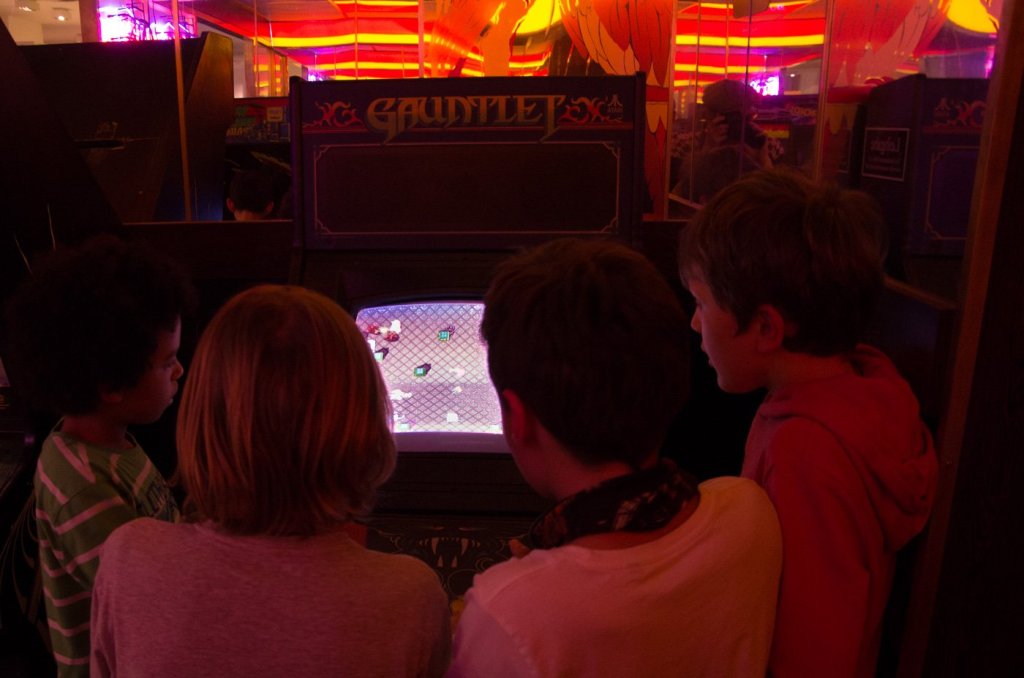 Kindergeburtstag in der Arcade; Computerspielemuseum Berlin