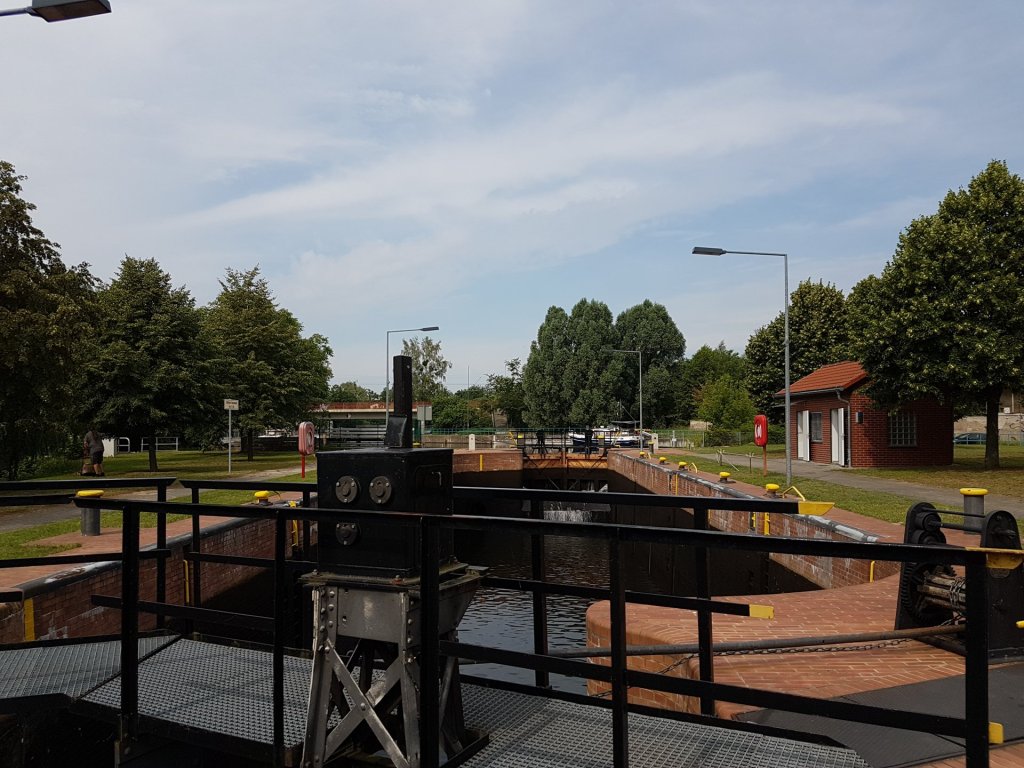 Alte Schleuse in Eberswalde.