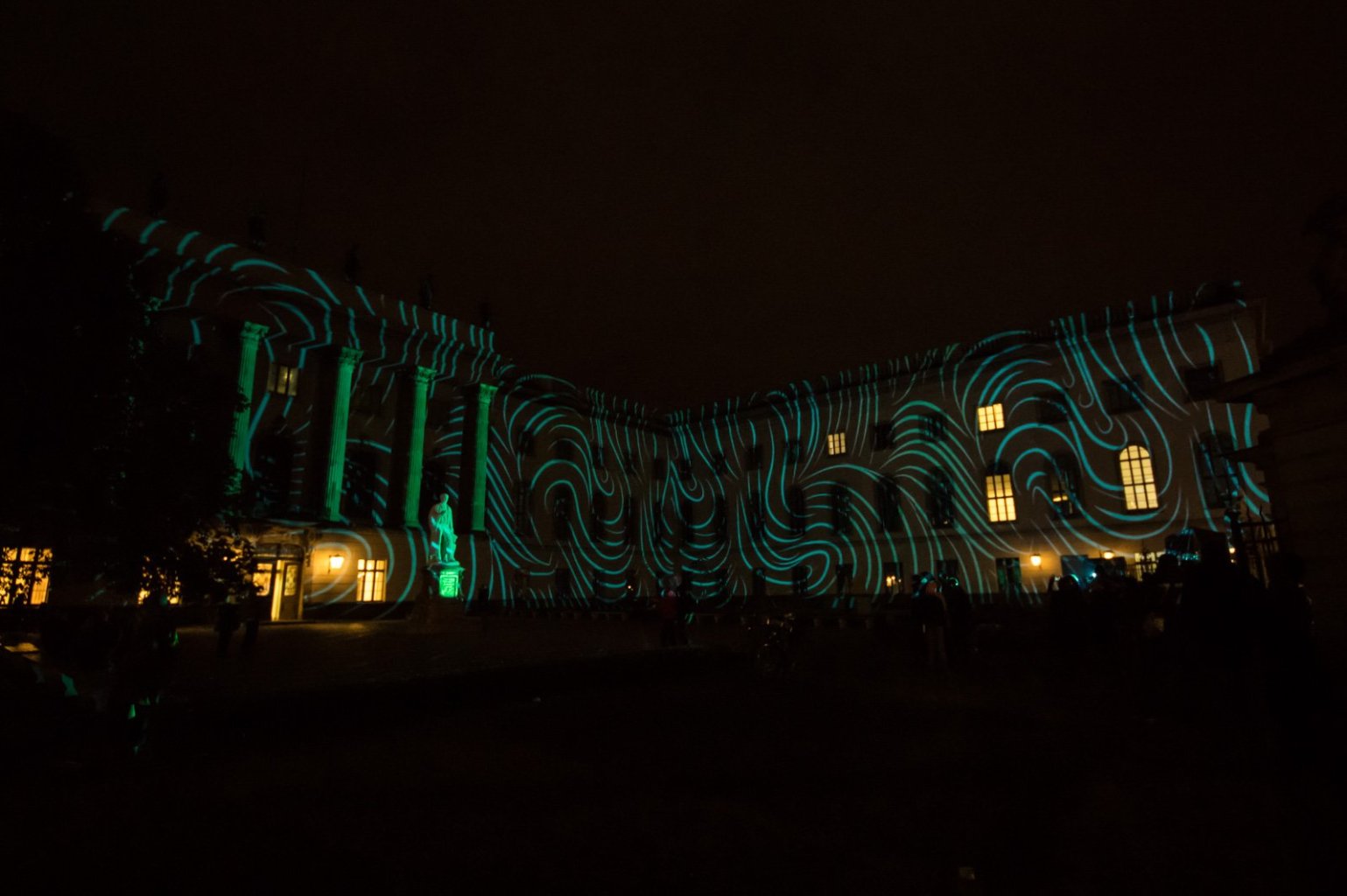 humboldtuni, Unter den Linden, Festival of Lights 2016 Berlin