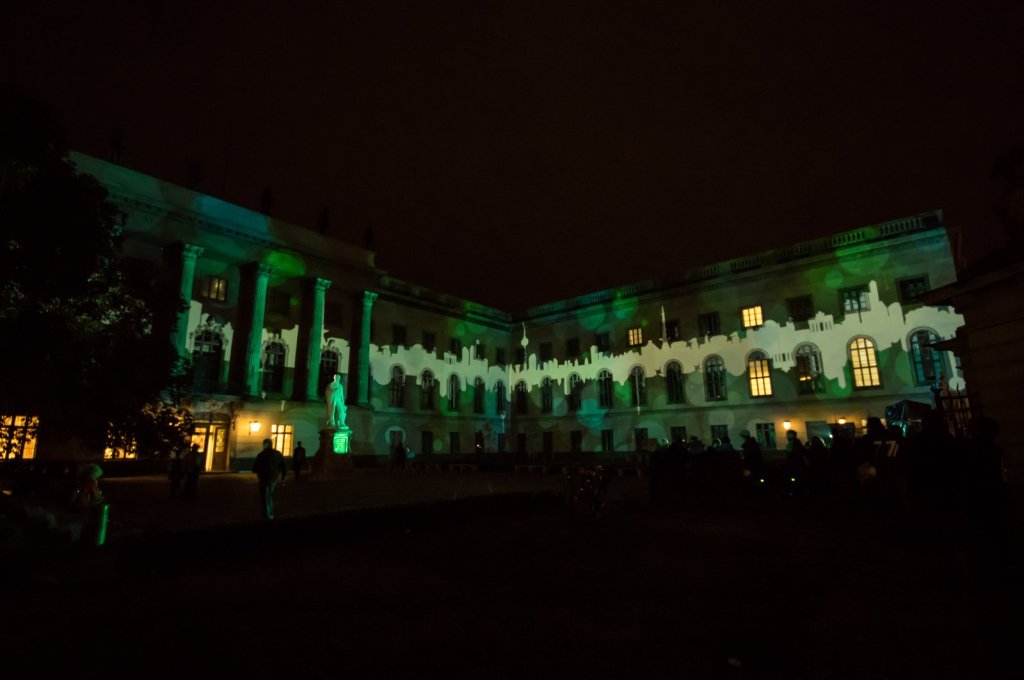 humboldtuni, Unter den Linden, Festival of Lights 2016 Berlin