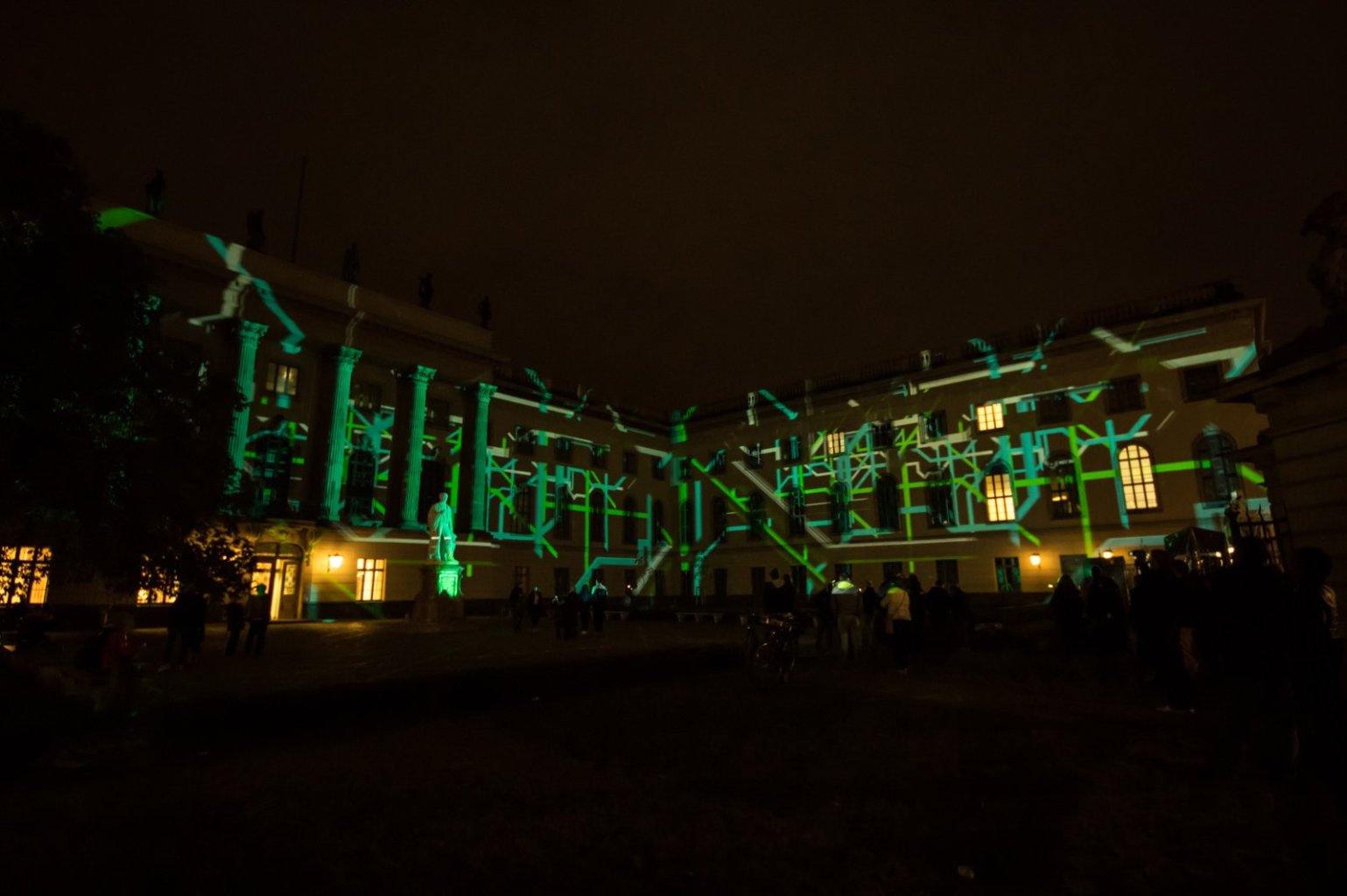 humboldtuni, Unter den Linden, Festival of Lights 2016 Berlin