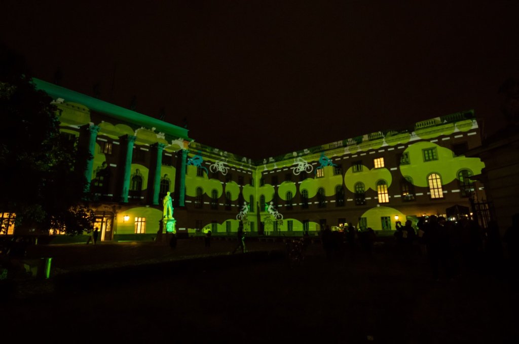 humboldtuni, Unter den Linden, Festival of Lights 2016 Berlin