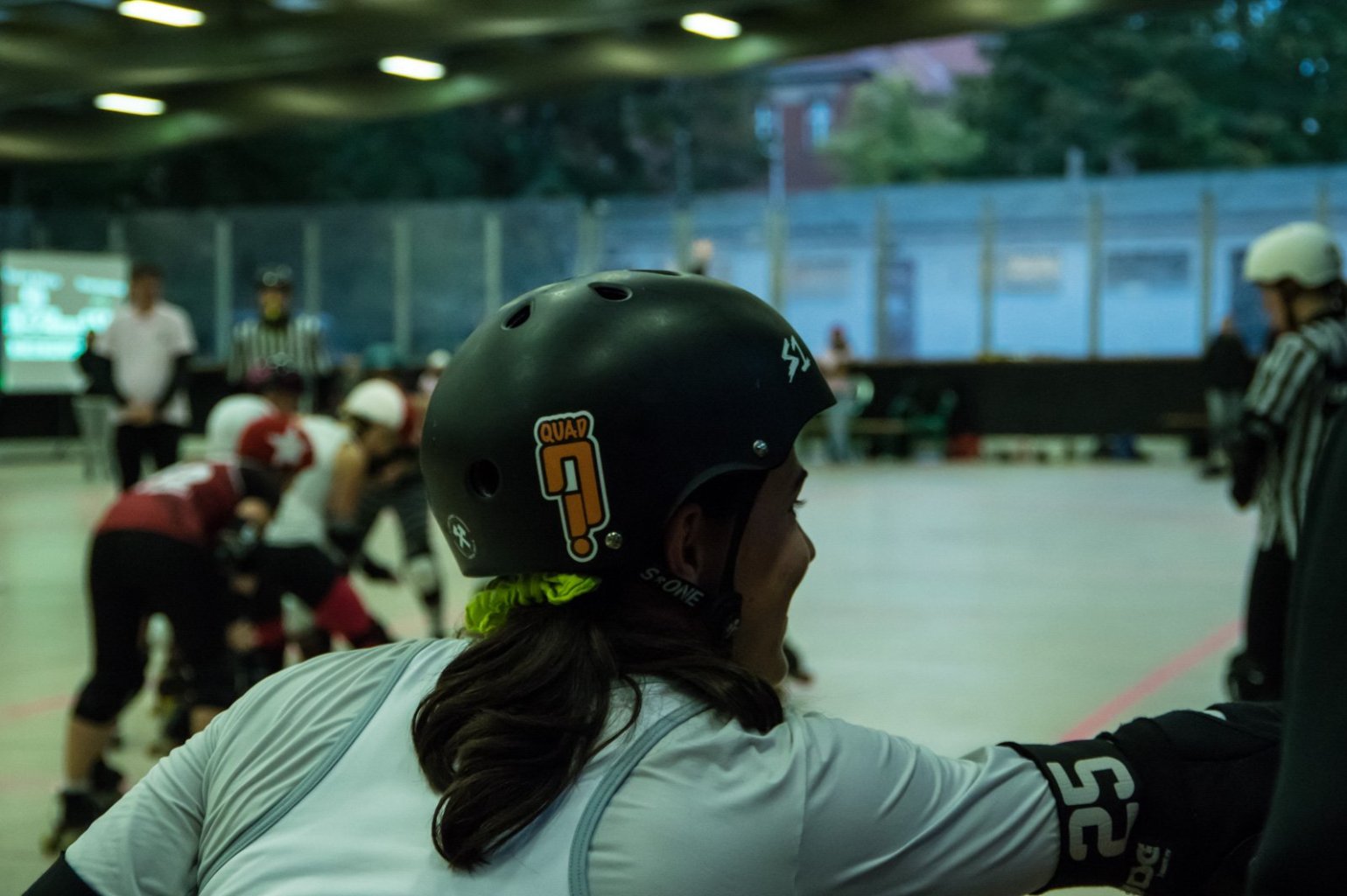 Roller Derby im Berliner Poststadion.