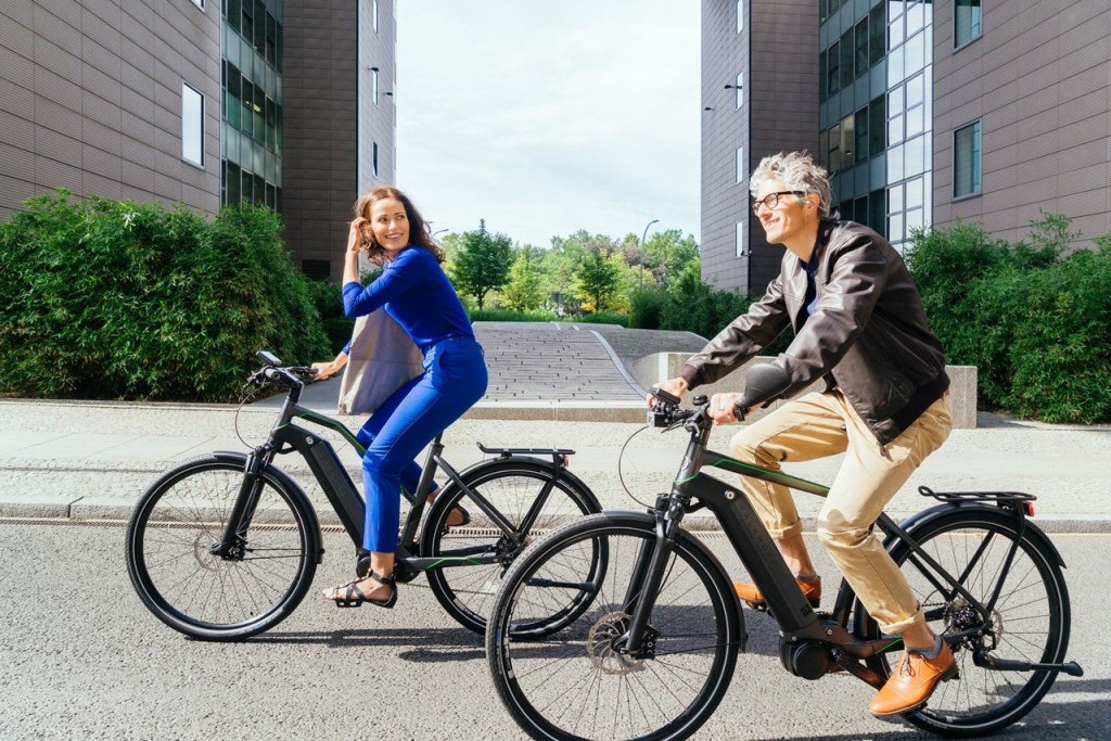 Pedelecs von Kalkhoff für den Mauer-Ride bei der Bicycle Week
