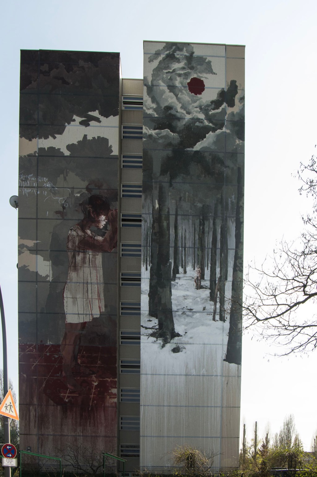 Urban Nation; One Walls Project, Mural von Borondo