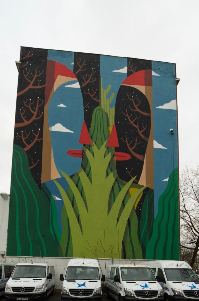 Street Art Mural in Berlin Kreuzberg von Agostino Iacurci