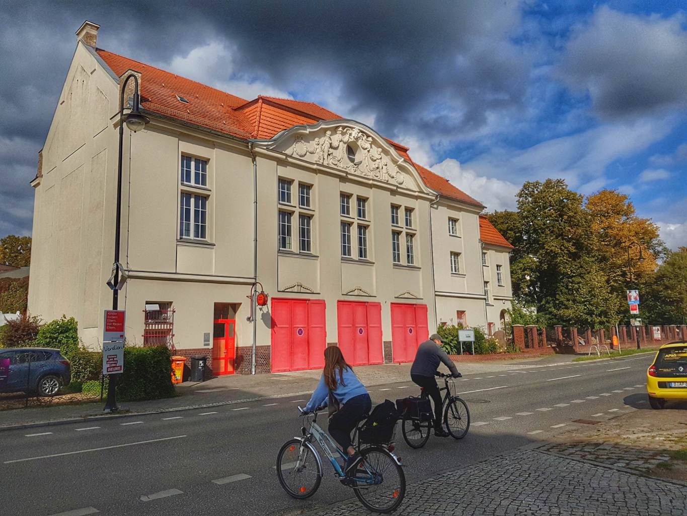 Historisches Gebäude der Freiwilligen Feuerwehr Niederschönhausen, hervorgegangen aus der Löschbrigade des Schlosses.