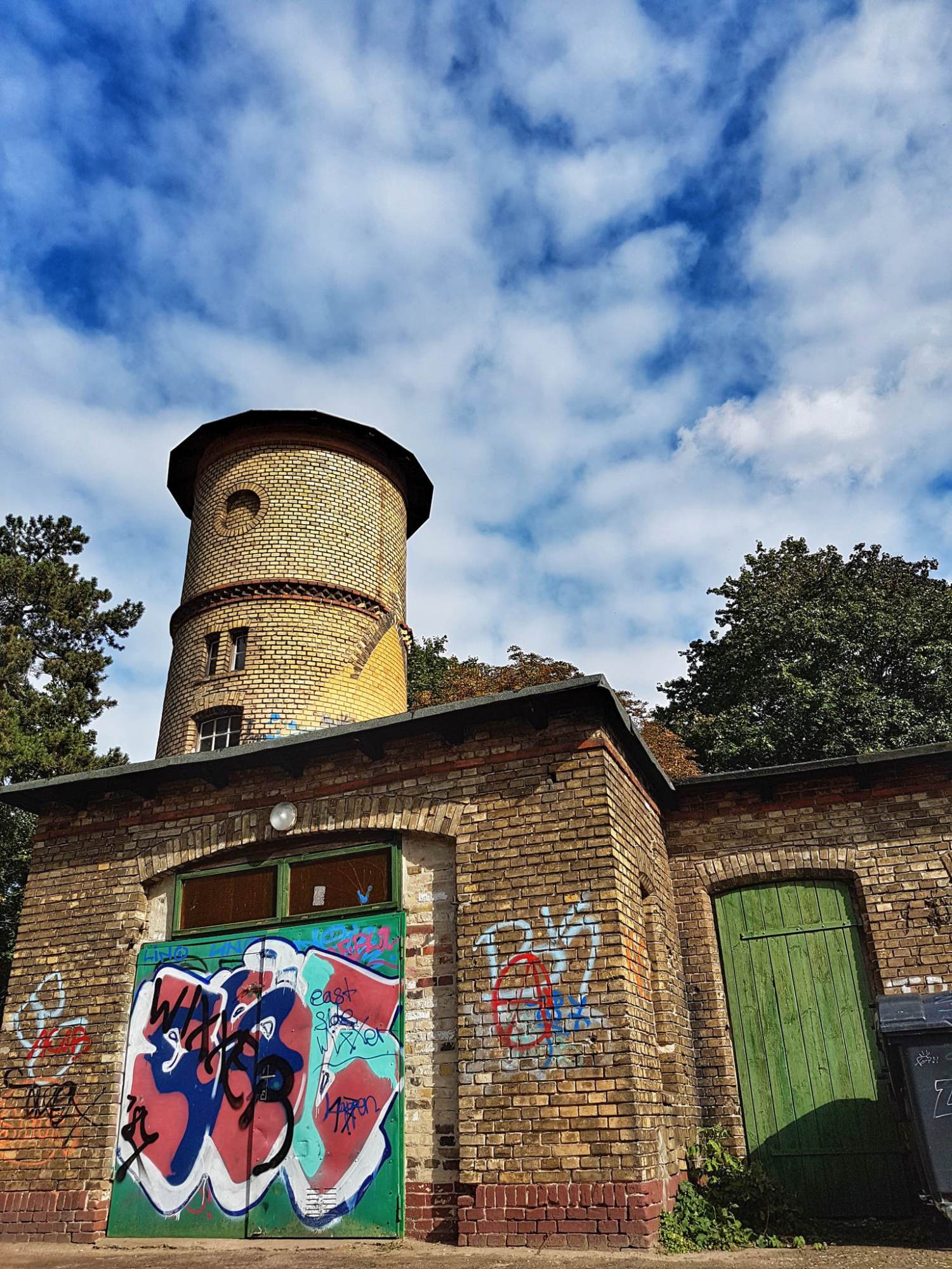 a group of people in front of a building