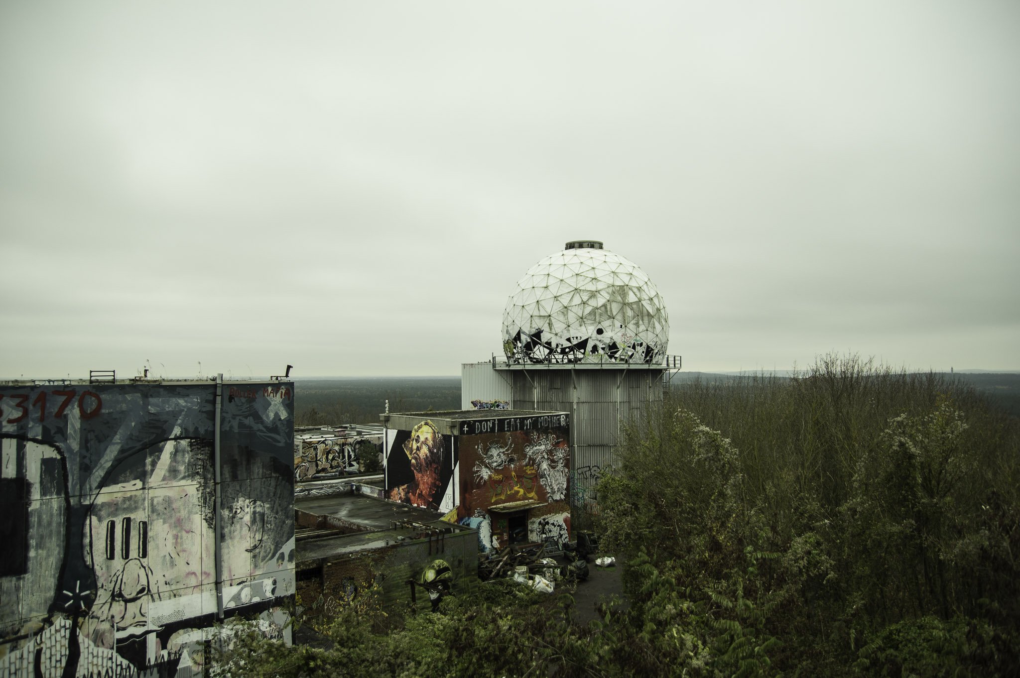 The dome at Teufelsberg radar station