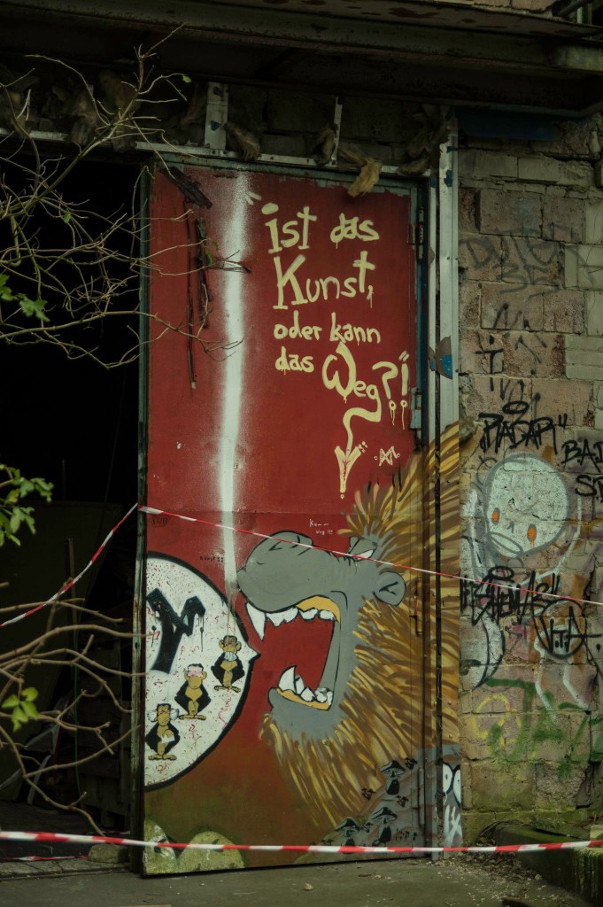 Ist das Kunst oder kann das weg? Grafitti