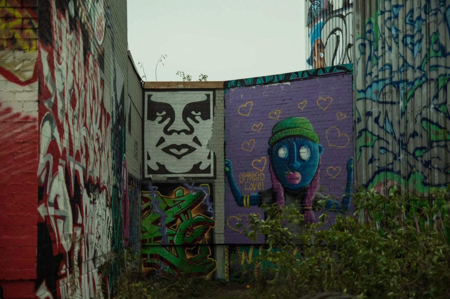 Obey the Giant/Shepard FAirey at Teufelsberg