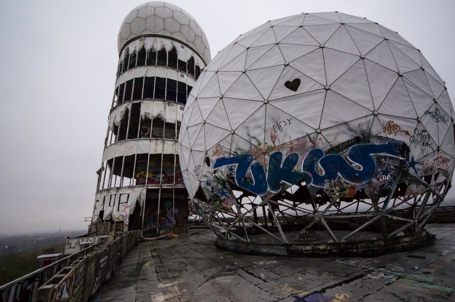 the dome of a building