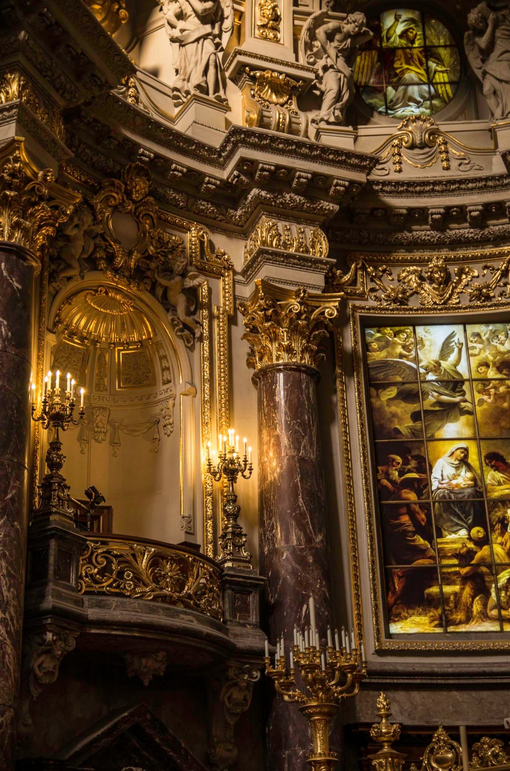 a large clock mounted to the side of a building