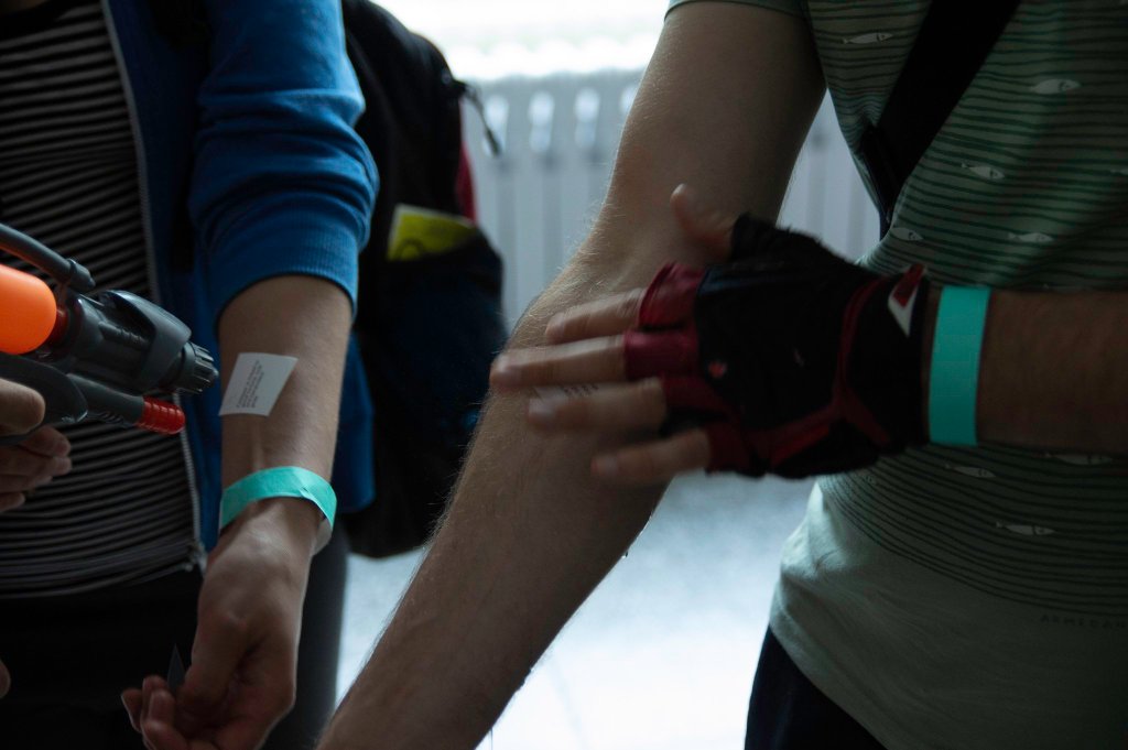 The Rolling Rockhound Society gave away temporary tattoos at every Station that looked like a Mineral specific to the place visited.