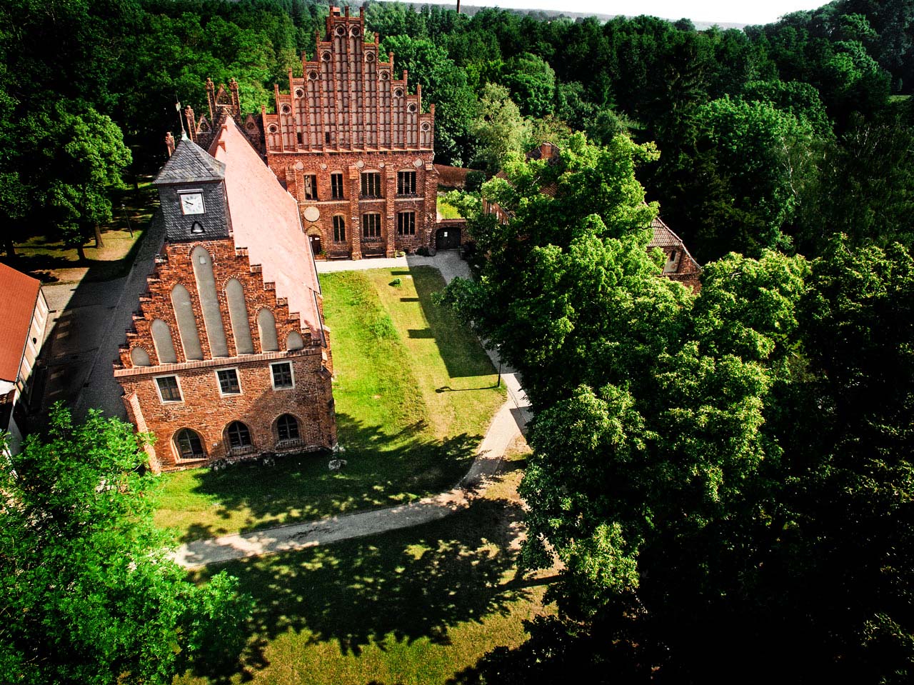 brandenburg-radtour-teltow-flaeming-0158 Luftaufnahme Kloster Zinna