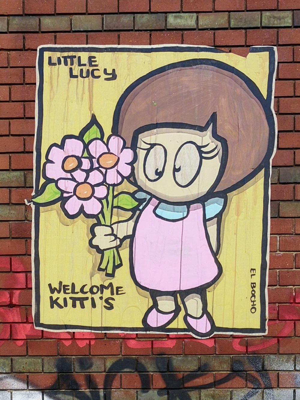 Actually this is when Ktty should be her most alert, when Lucy offers flowers, she's probably hiding a knife behind her back.