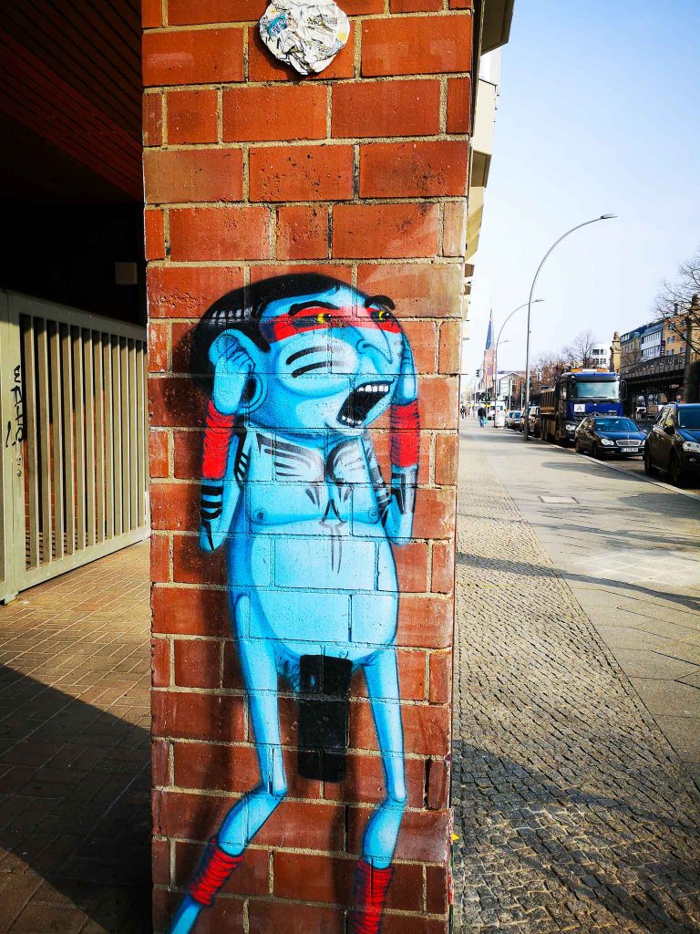 Blue Indian von Cranio, Bülowstraße