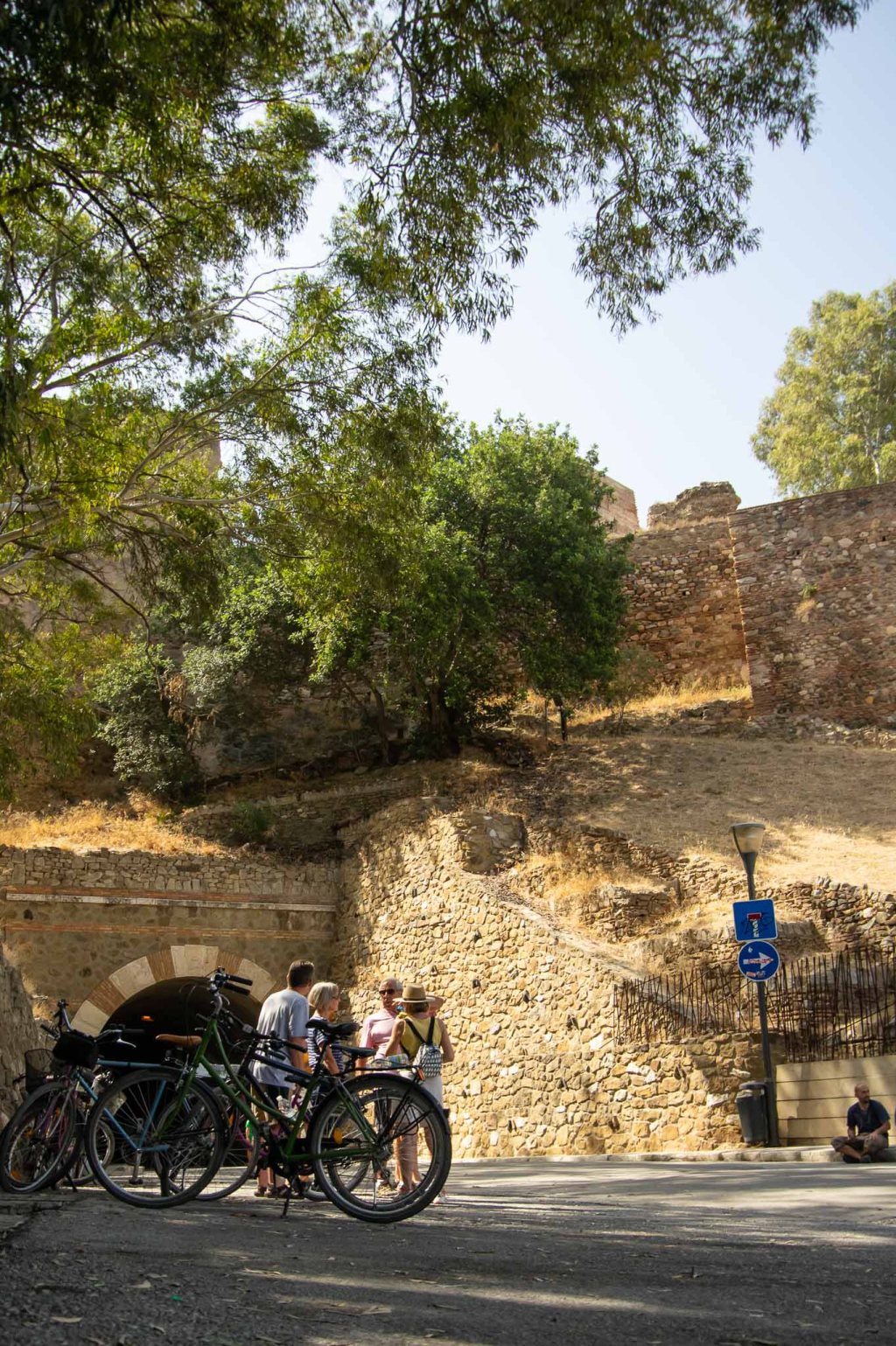 The ride up to Alcazaba was seriously steep.
