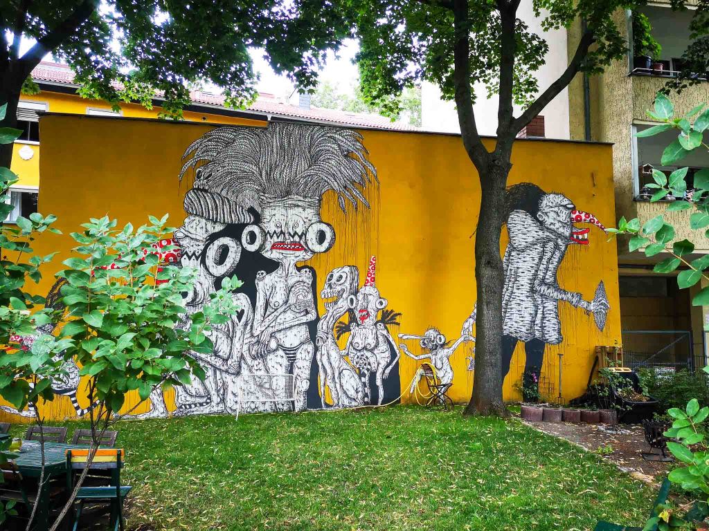 Mural in Berlin Neukölln
