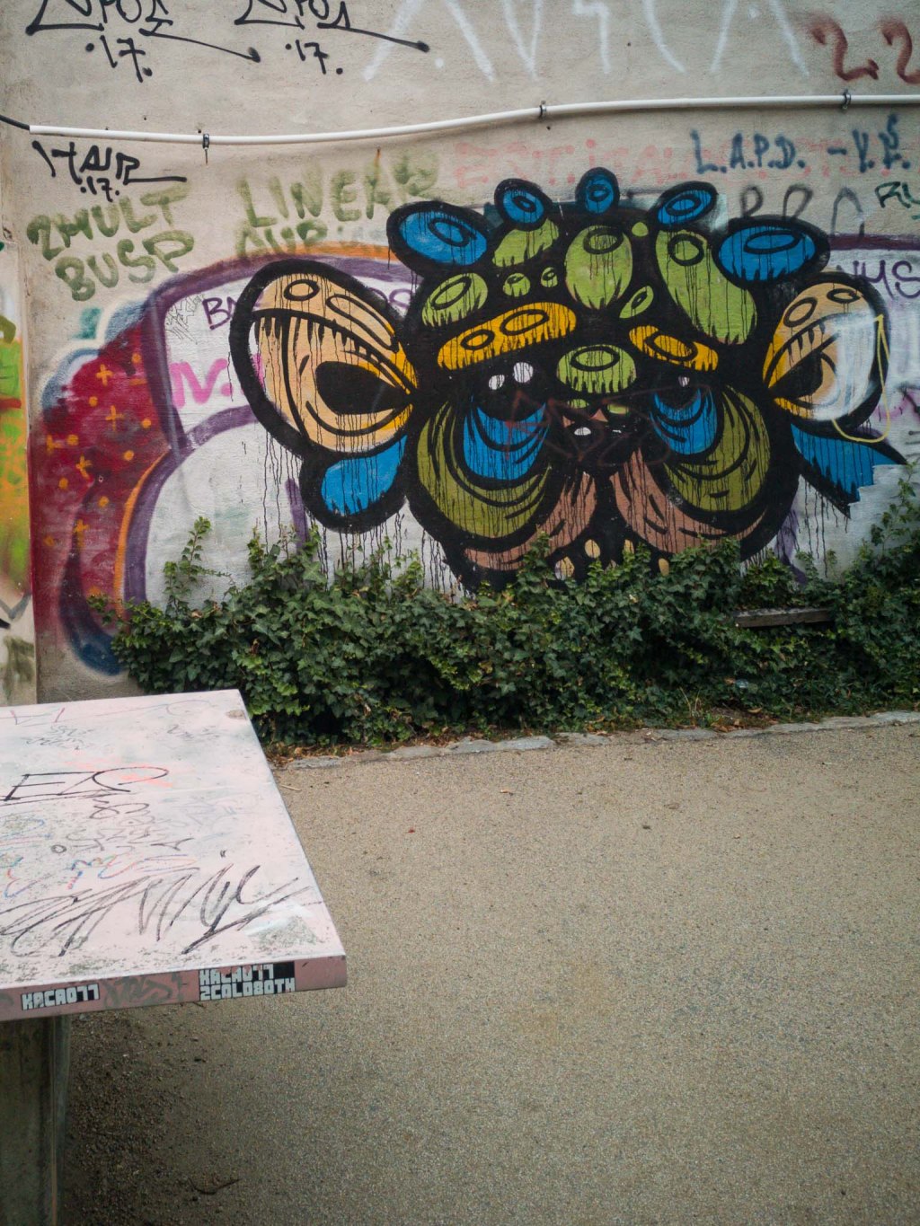 graffiti on a wall in Rixdorf