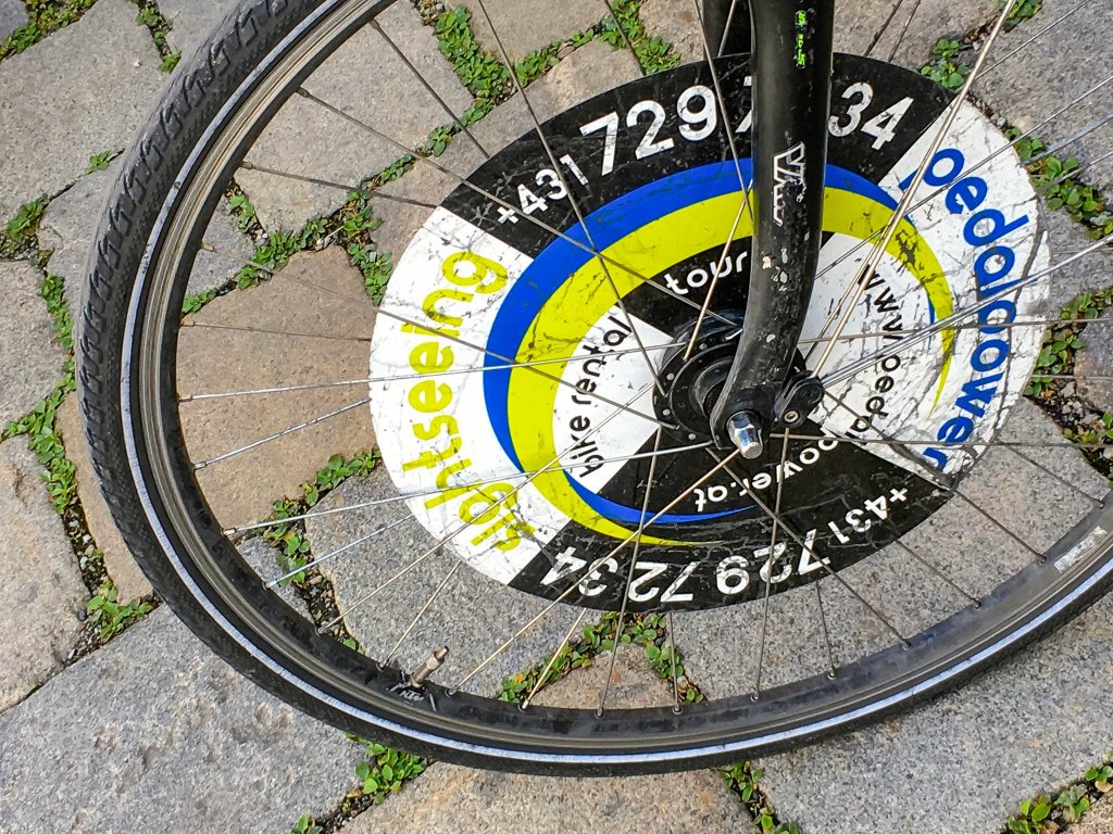 Cleveres Branding im Vorderrad