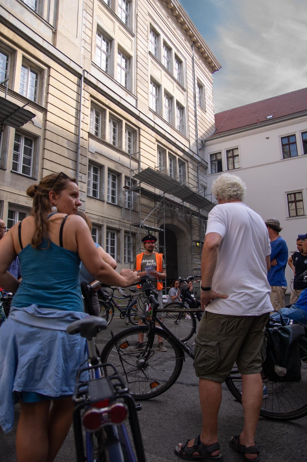 Auf dem Hof des Großen Marstals in Berlin Mitte