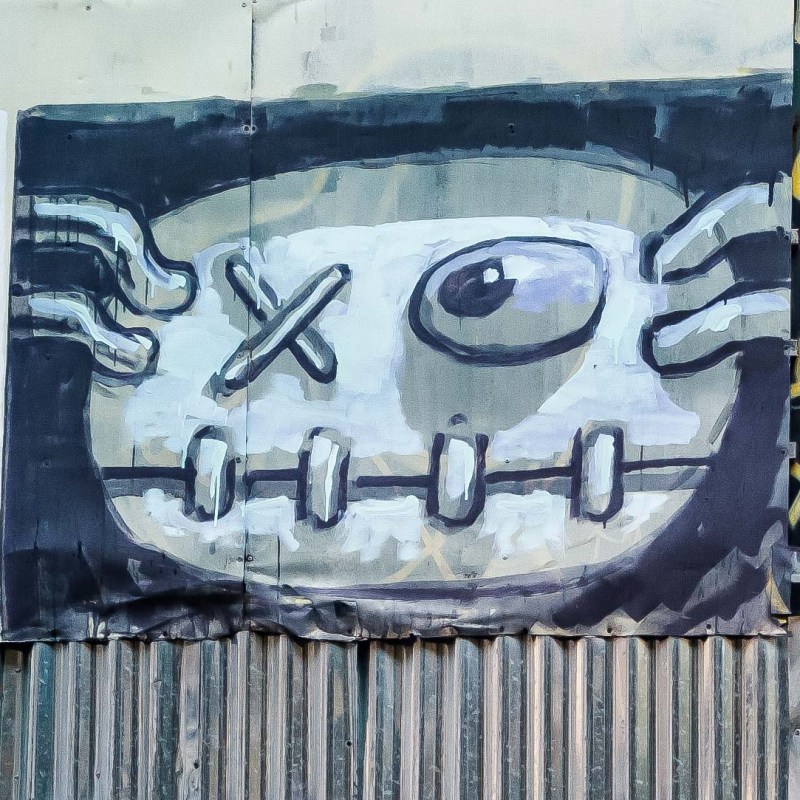 a sign on the side of a building