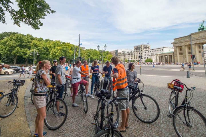 Snapshot during a private bike tour in Berlin