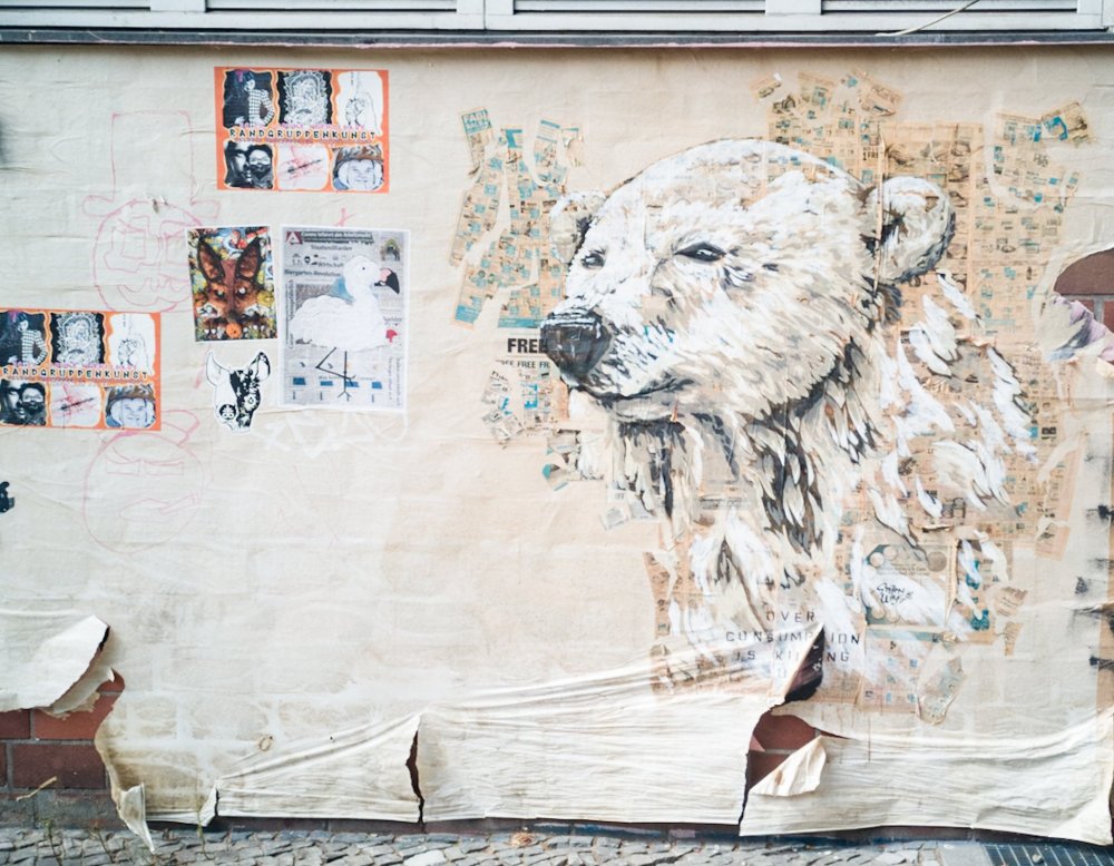 Eisbär Street Art Berlin