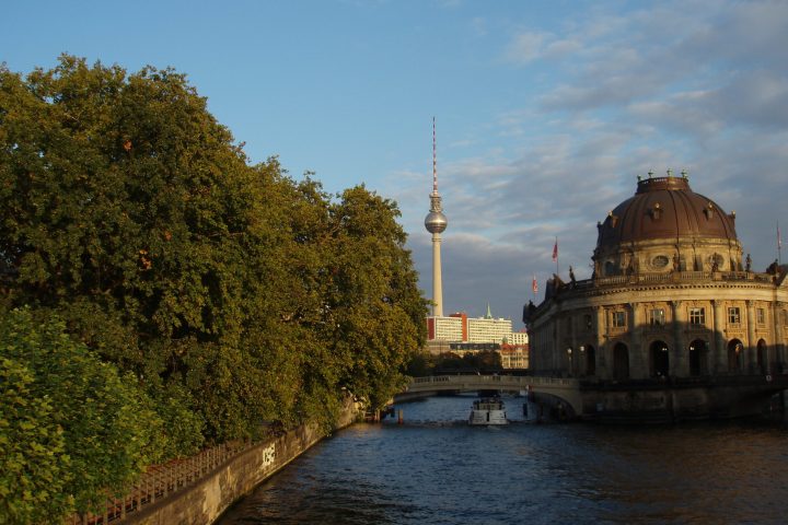 a castle with water in the background