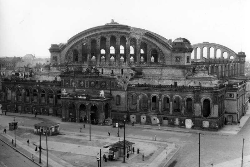 1951 Berlin Ruine des Anhalter Bahnhofes