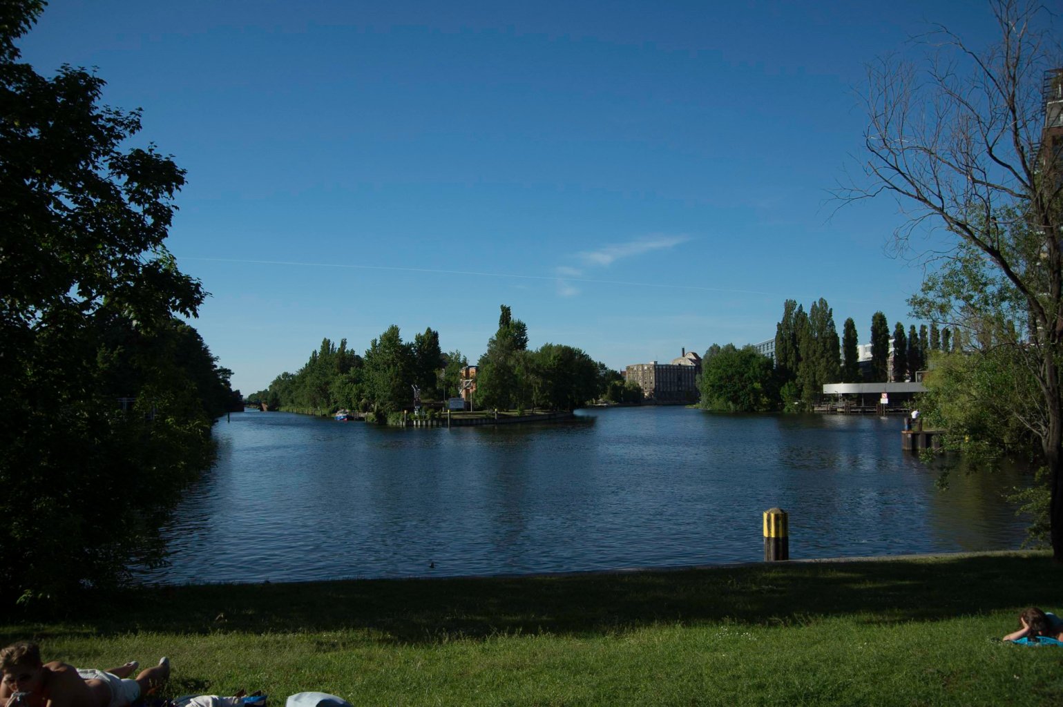 Radtour entlang der Spree in Berlin Charlottenburg