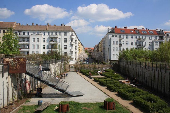 a castle on top of a wooden fence