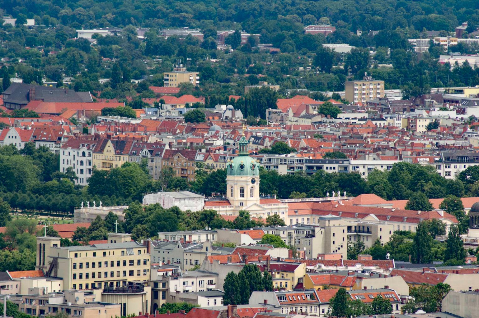 Die Kuppel des Schloss Charlottenburg