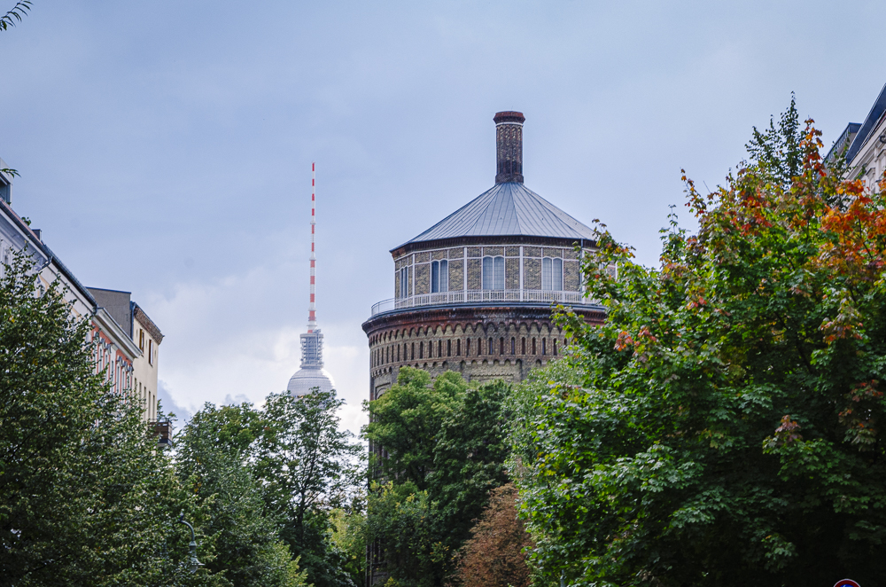 Wasserturm_Prenzlauerberg_EW Wasserturm Prenzlauer Berg mit Fernsehturm