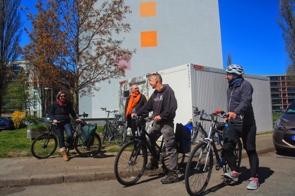 Gilles vom Kiezcontainer in der Anna-Ebermann-Siedlung