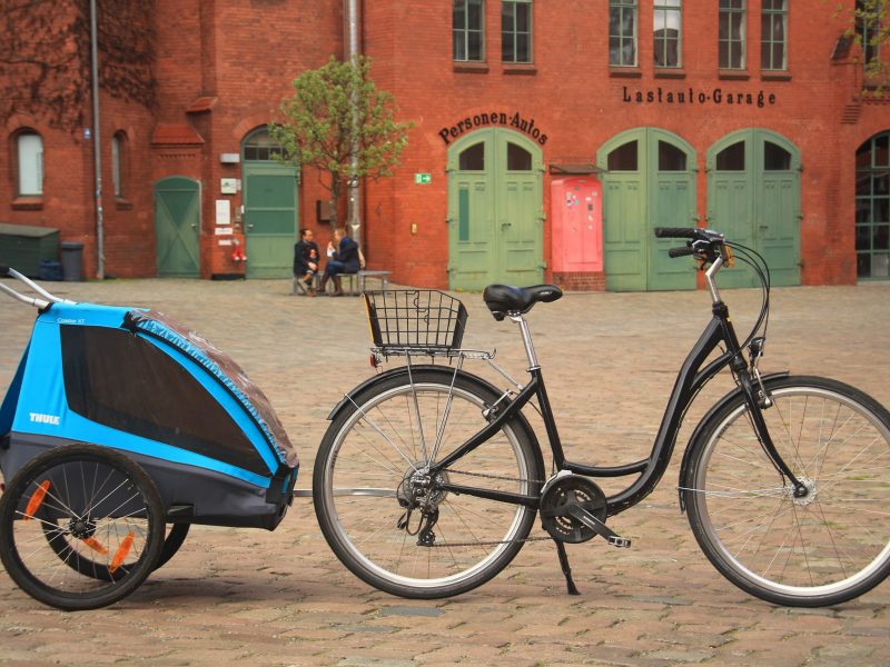 Fahrradverleih Berlin on Bike 21-Gang mit Kinderanhänger Kulturbrauerei 15